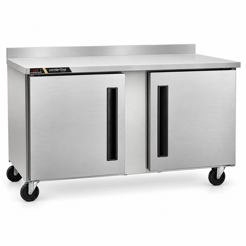Centerline 60" Worktop Refrigerator with 2 Solid Doors