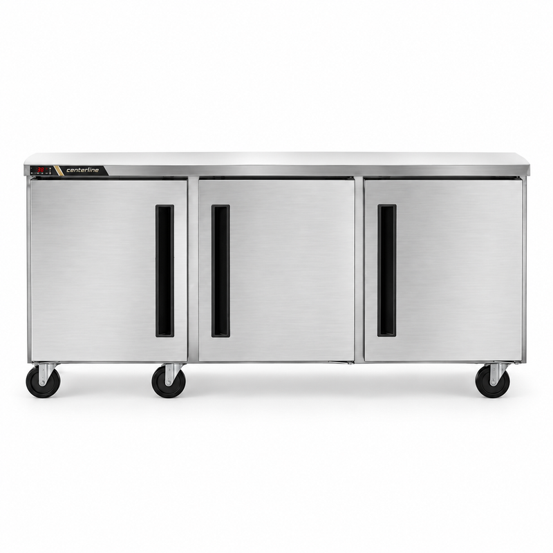 Centerline 72" Undercounter Refrigerator with 3 Solid Doors