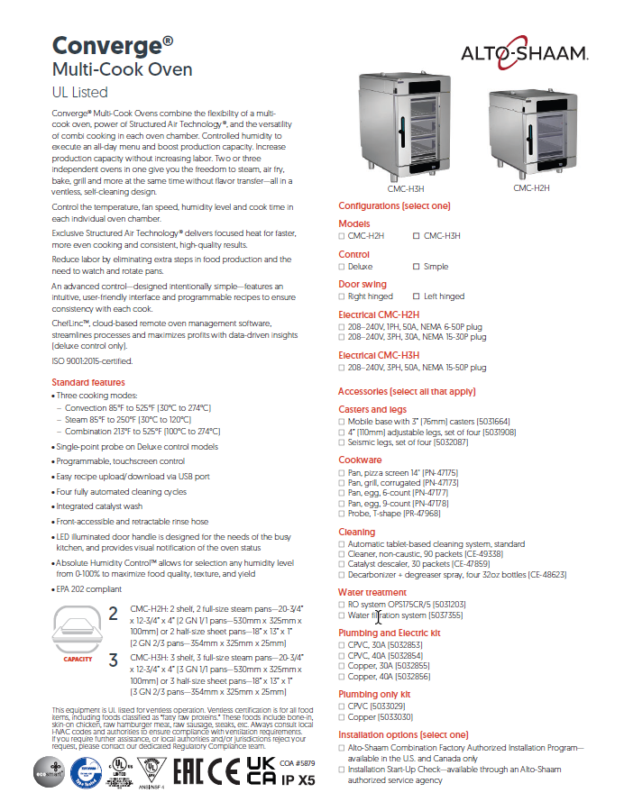 Specs Sheet
