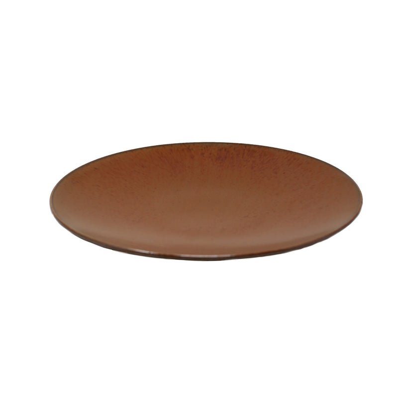Nella 10.8" Coupe Plate, Rustic, 24 /Case - CP10110 R5G