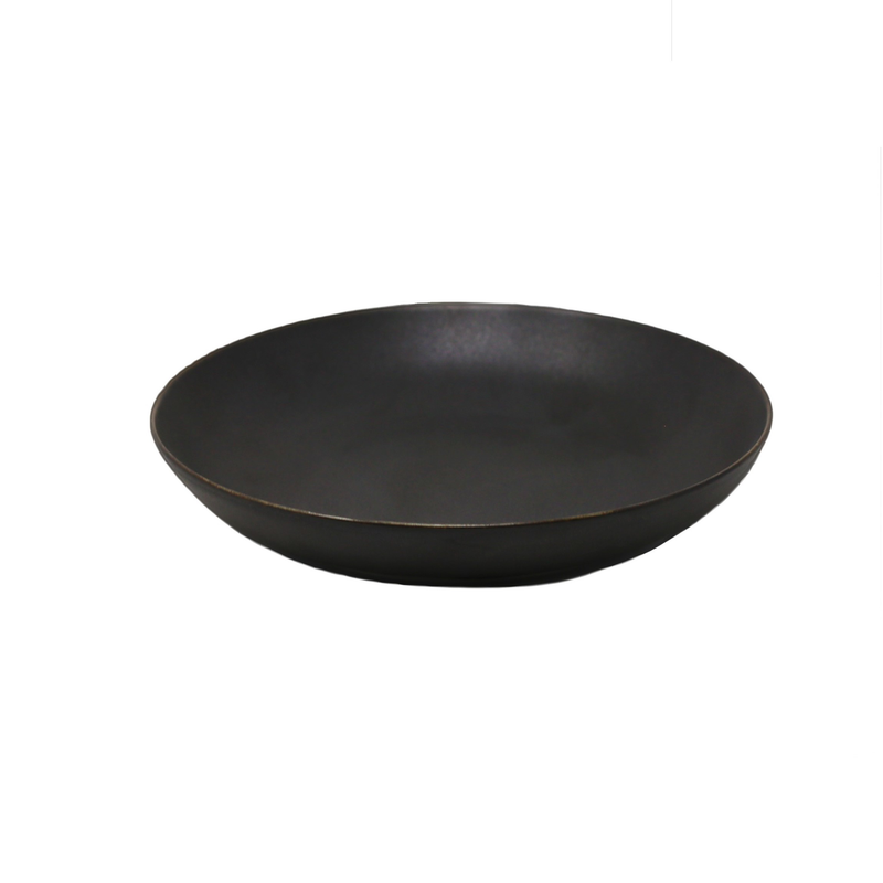 Nella 8" Coupe Soup Bowl, Black, 24 /Case - CP10209 BK