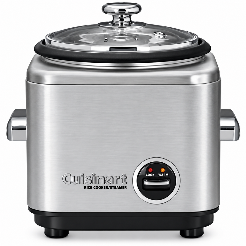Cuisinart 4 Cup Rice Cooker, Stainless Steel