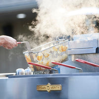 Crown Verity CV-PF-2NG 2 x 35-40 lb. Outdoor Portable Fryer, Gas