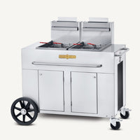 Crown Verity CV-PF-2NG 2 x 35-40 lb. Outdoor Portable Fryer, Gas