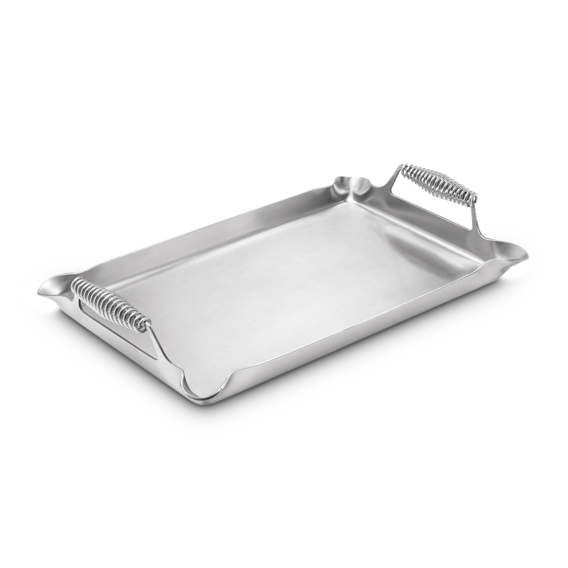Crown Verity Removable Griddle Plate, Stainless Steel, 21.5" x 14"