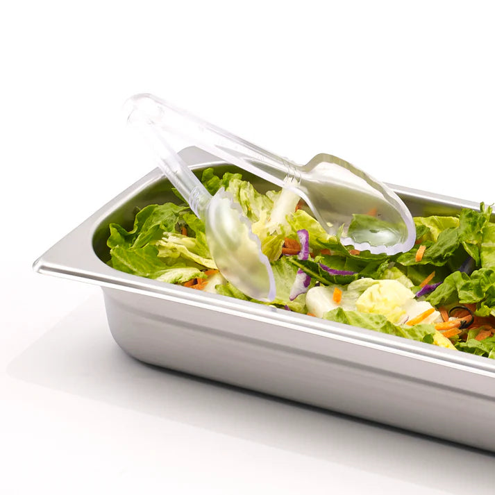 Winco 6" Serving Tongs, Clear