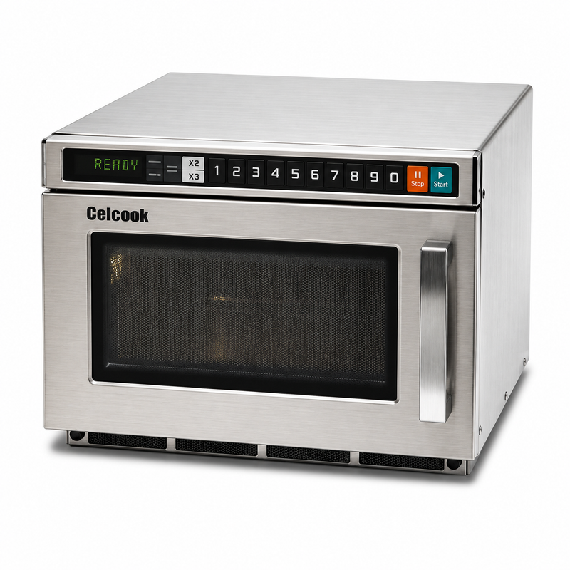 Celcook Compact Microwave 0.6 Cu Ft, Touch Controls 1200 Watt