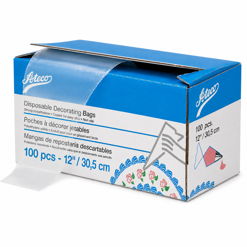 Ateco 12" Disposable Pastry Bags, 100 /Pack
