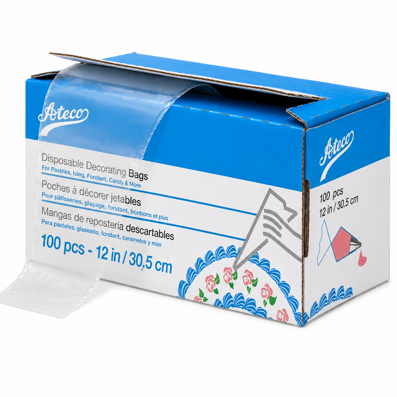 Ateco 18" Disposable Pastry Bags, 100/Pack