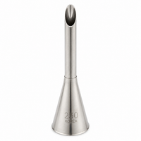 Ateco Small Bismark Piping Tip, Stainless Steel