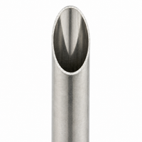 Ateco Small Bismark Piping Tip, Stainless Steel