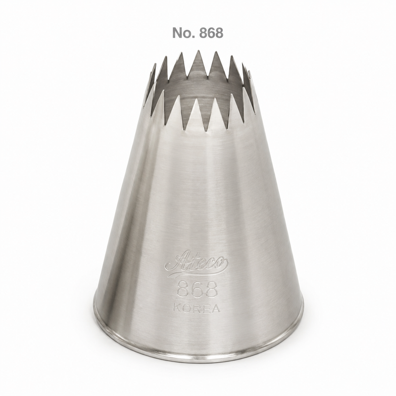 Ateco 1.1" Bismark Pastry Tube, Stainless Steel