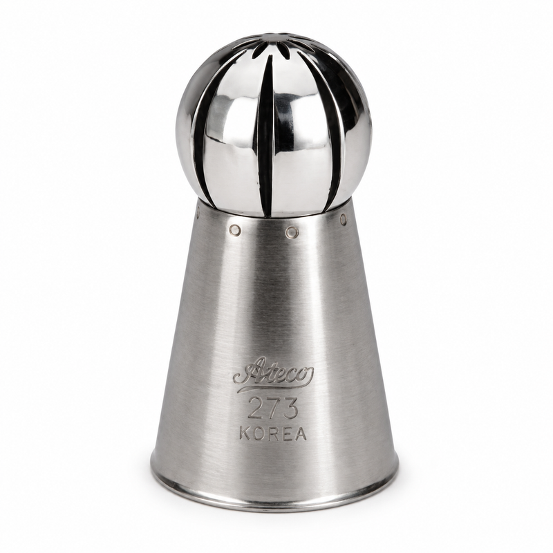 Ateco Russian Flower Pastry Tip, Stainless Steel