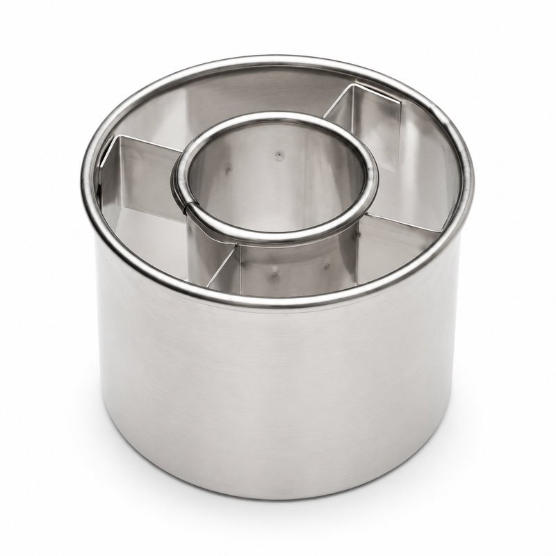 Ateco 2.5" Center Hole Doughnut Cutter, Stainless Steel