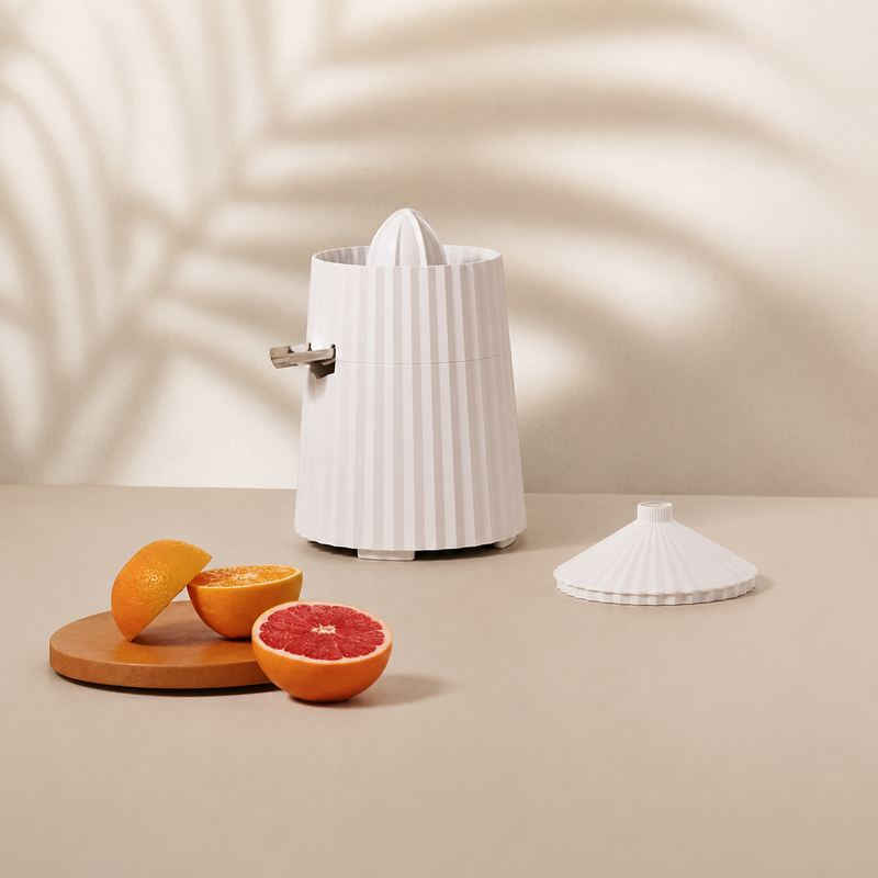Alessi Plisse Electric Citrus Juicer, White