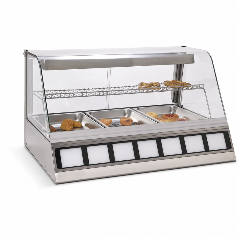 Antunes Countertop Curved Heated Deli Display Case