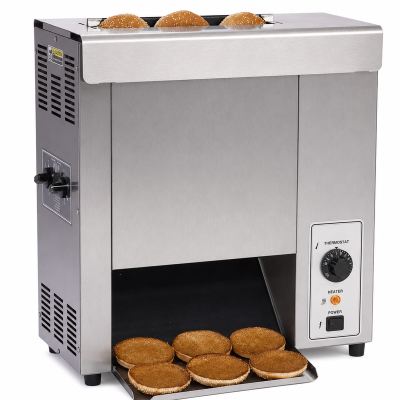 Antunes Vertical Contact Toaster with 10 /Seconds Pass Thru Time 120V