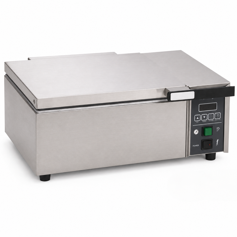 Antunes One Pan Countertop Portion Steamer with Auto Water Fill for 2/3 Size Pan