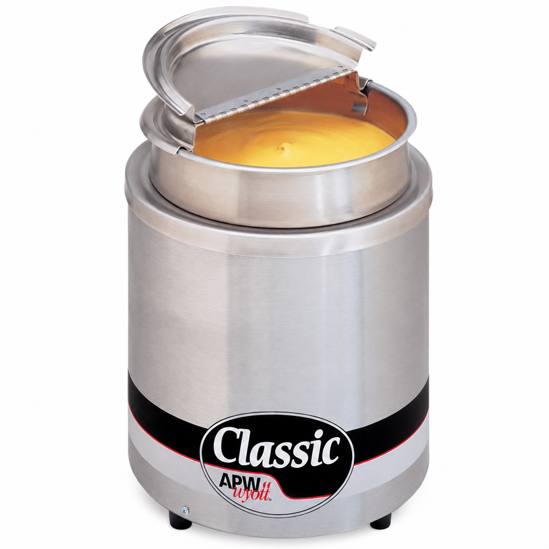 APW Wyott 7 Qt Countertop Soup Warmer with Thermostatic Controls