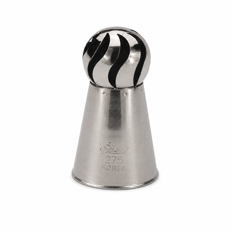 Ateco Flower Russian ball Pastry Tip, Stainless Steel
