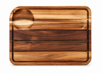 Cole & Mason 18" x 13" Berden Carving Bord, Acacia