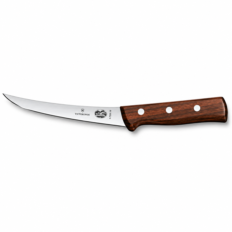 Victorinox 6" Curved Semi-Stiff Boning Knife with Rosewood Handle