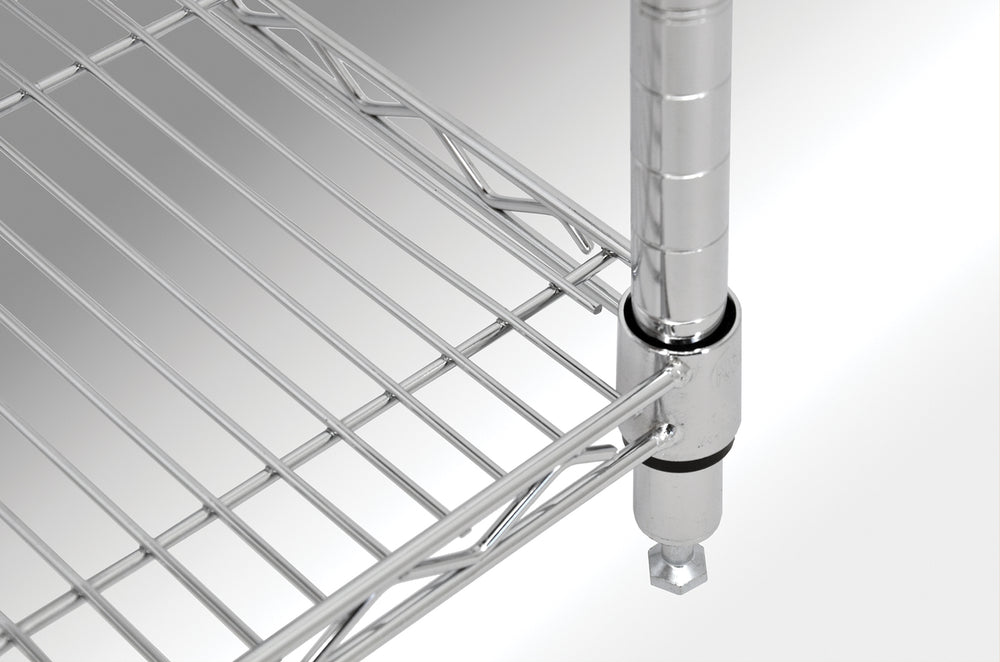 Nella 24" x 60" x 72" Chrome Shelving Kit