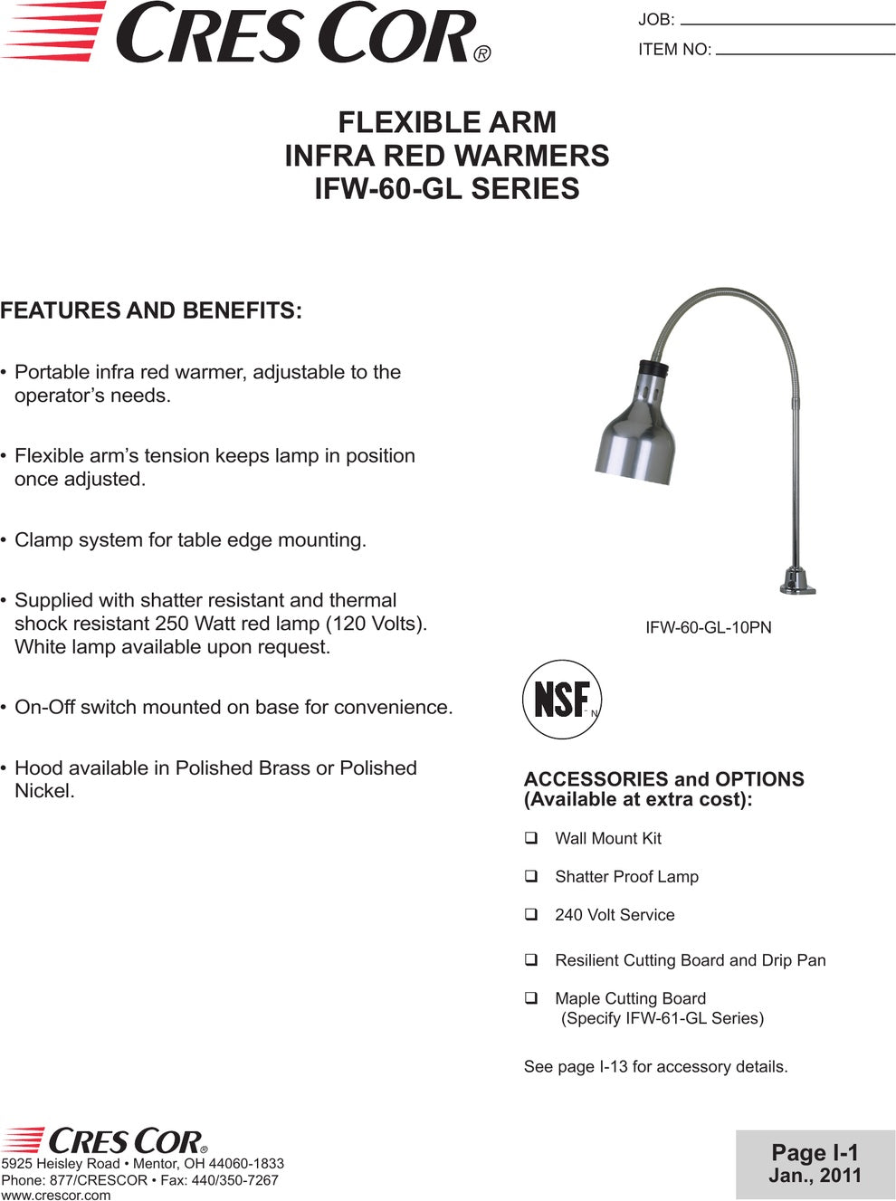 Spec Sheet