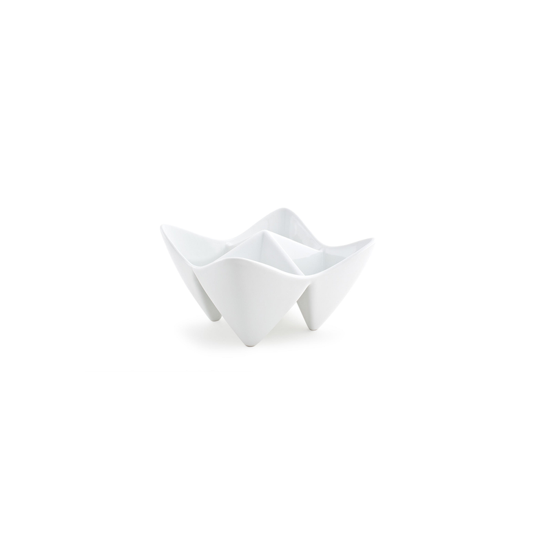Front Of The House Kyoto 4 Compartment Pinch Bowl, 2 Oz per Bowl
