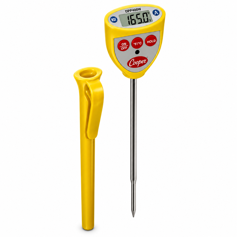 Cooper-Atkins Digital Pocket Thermometer C°/F° Mode -40°F to 450°F