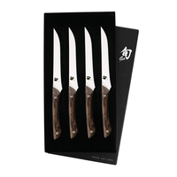 Shun Shima 4 Piece Steak Knife Set, Natural