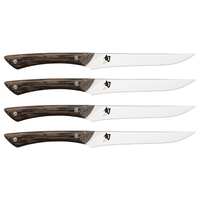 Shun Shima 4 Piece Steak Knife Set, Natural