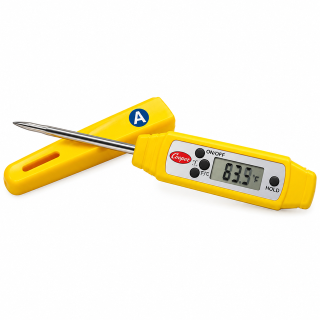 Cooper-Atkins Digital Pocket Thermometer C°/F° Mode -40°F to 392°F