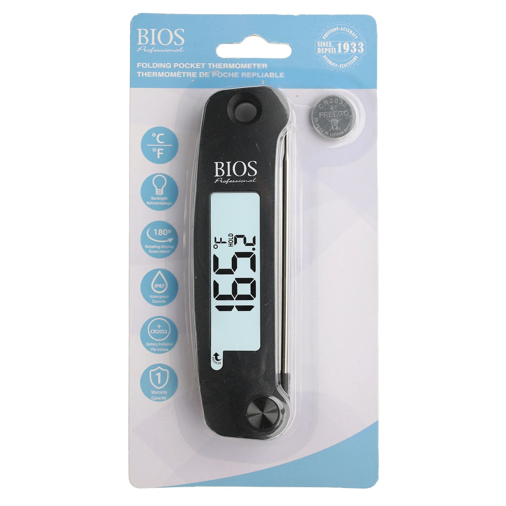 Bios Folding Pocket Digital Thermometer