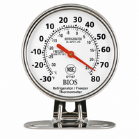 Bios Professional 3" Dial Fridge / Freezer Thermometer, -30°F - 80°F