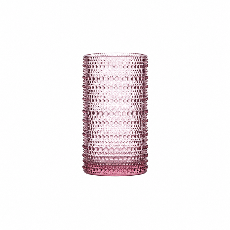 Fortessa Jupiter Pink 13 OZ Ice Beverage Glass 24 /Case