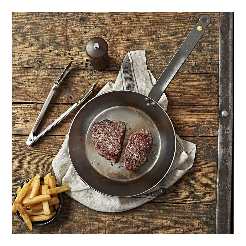 De Buyer Mineral B 10.25" Round Fry Pan