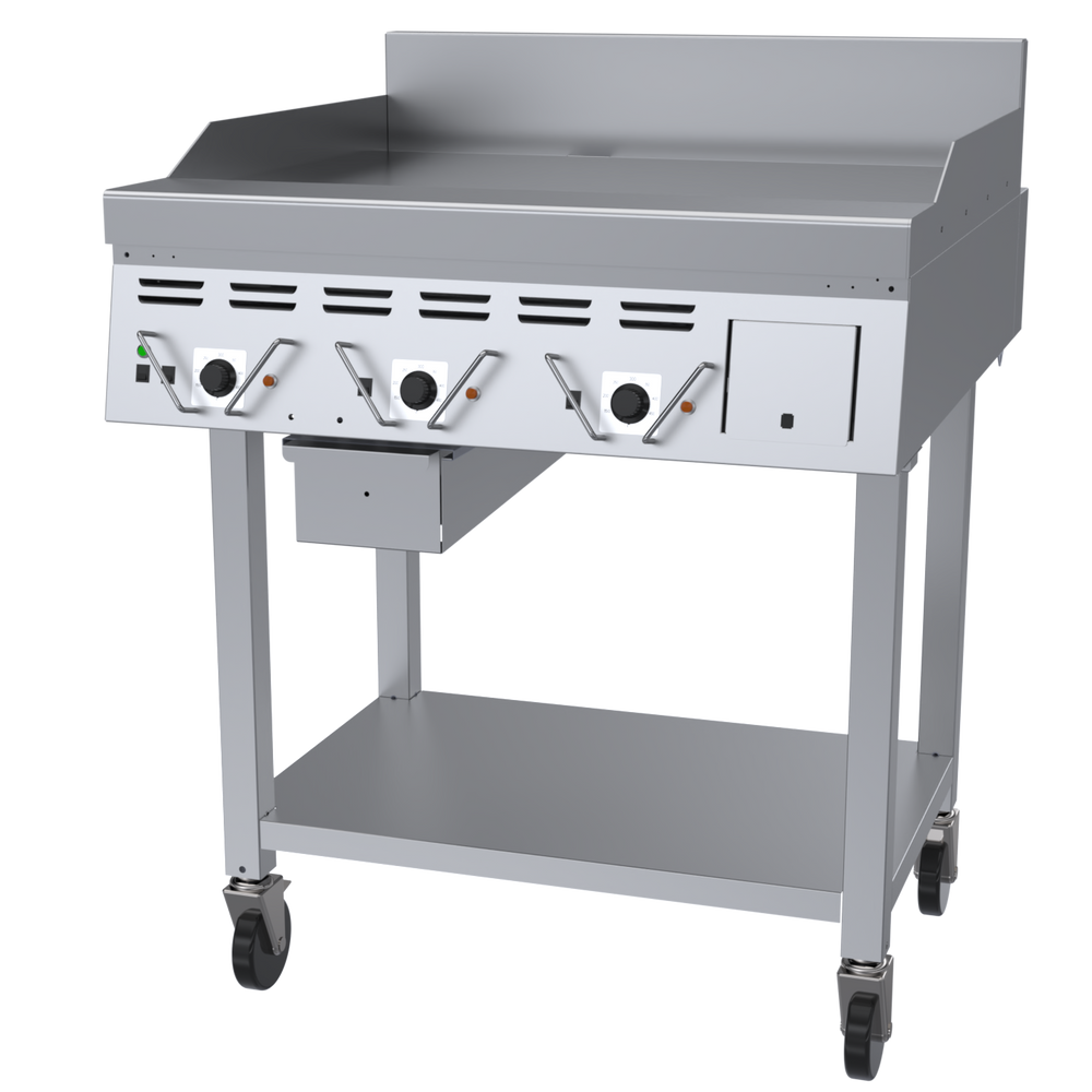 Garland Heavy Duty Master 36" Countertop Electric Griddle with Thermostat Controls
