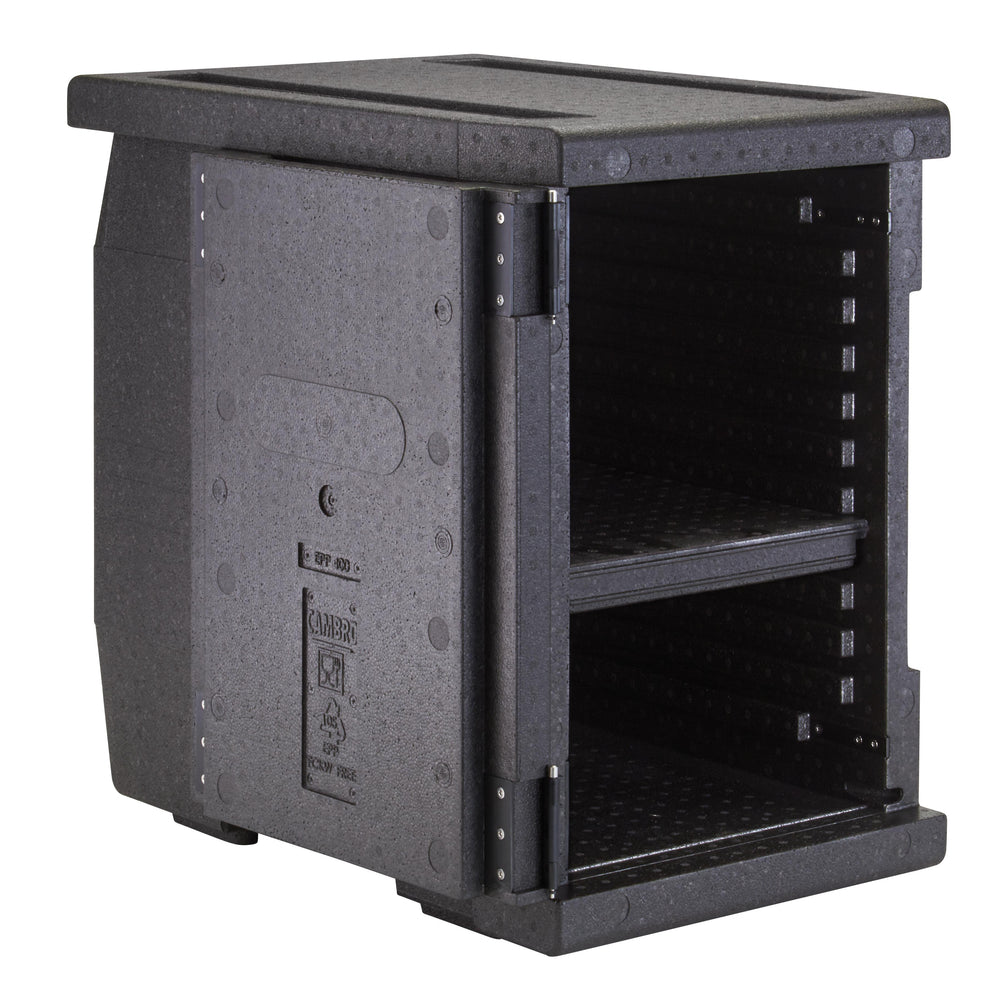 Cambro EPP400110 GoBox Insulated Front Loading Sheet Pan Carrier, Holds 4 Full Sized Pans, Black