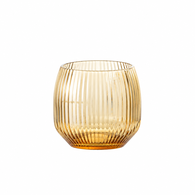 Fortessa Estiva Textured Ginger Gold 12.8 OZ Double Old Fashioned 16 /Case