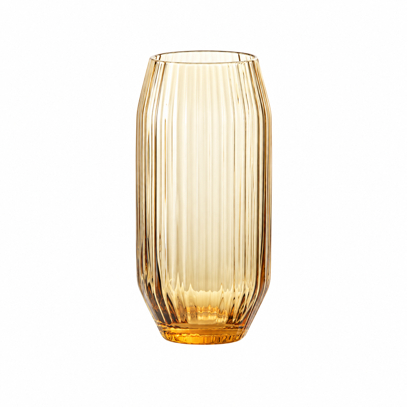 Fortessa Estiva Textured Ginger Gold 12.5 OZ Highball/Sparkling Cocktail Glass 16 /Case