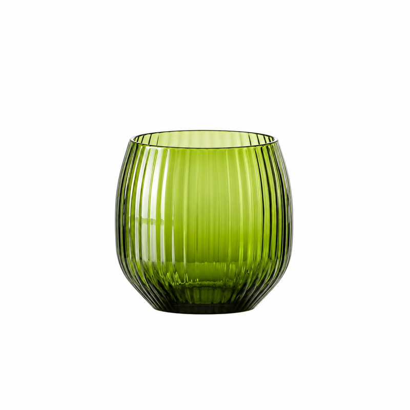 Fortessa Estiva Textured Palm Green 12.8 OZ Double Old Fashioned 16 /Case