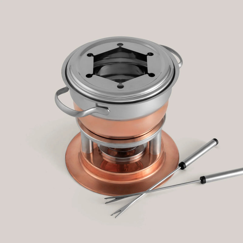 Swissmar Lausanne 11 Piece Copper Fondue Set