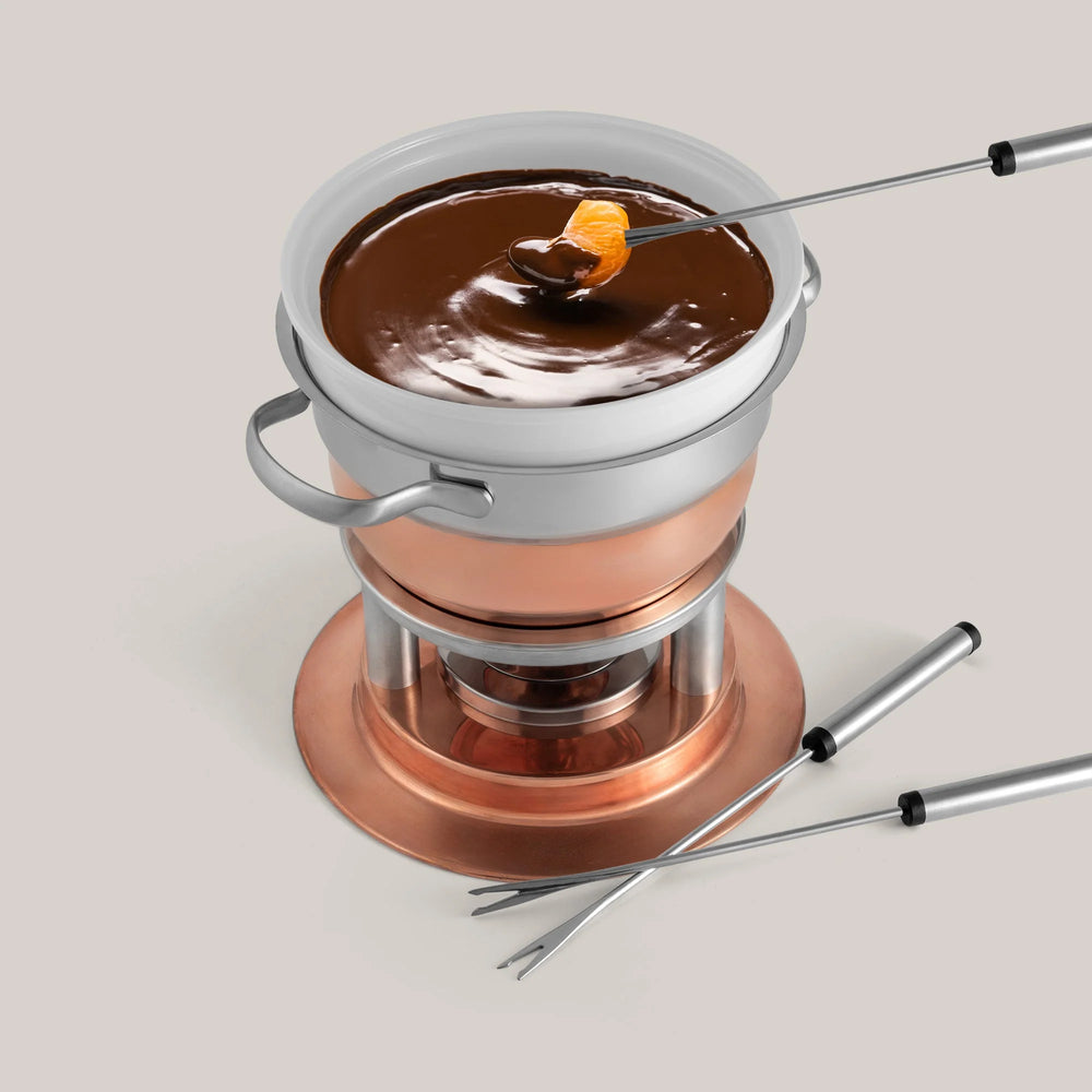 Swissmar Lausanne 11 Piece Copper Fondue Set
