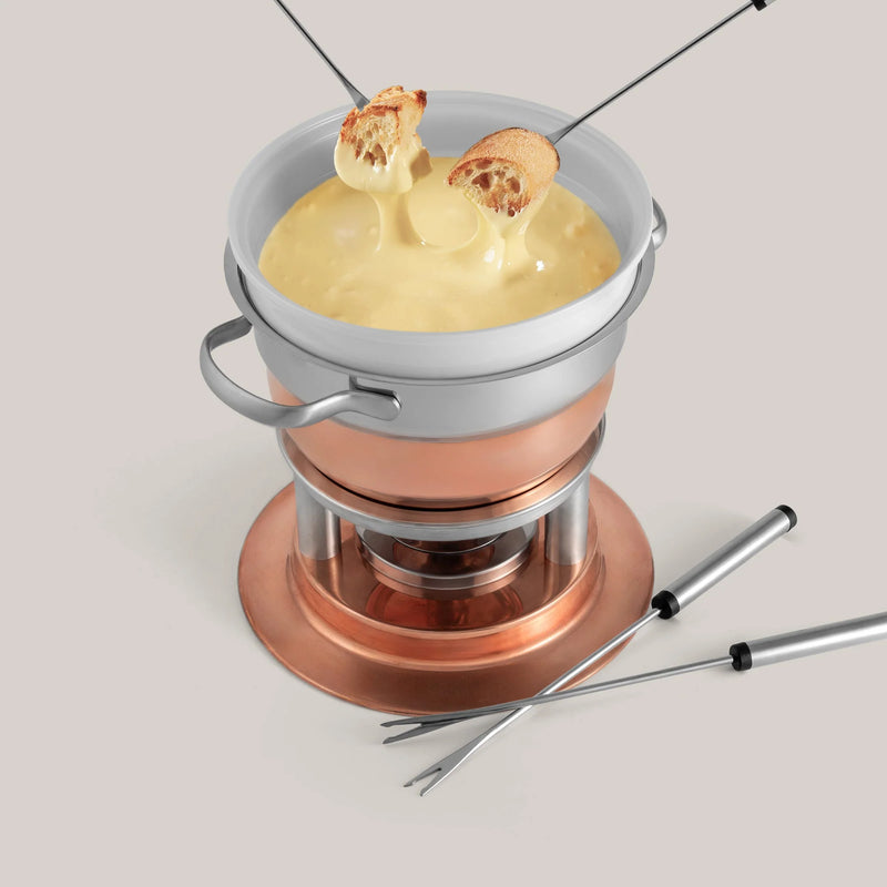 Swissmar Lausanne 11 Piece Copper Fondue Set