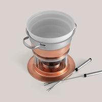 Swissmar Lausanne 11 Piece Copper Fondue Set