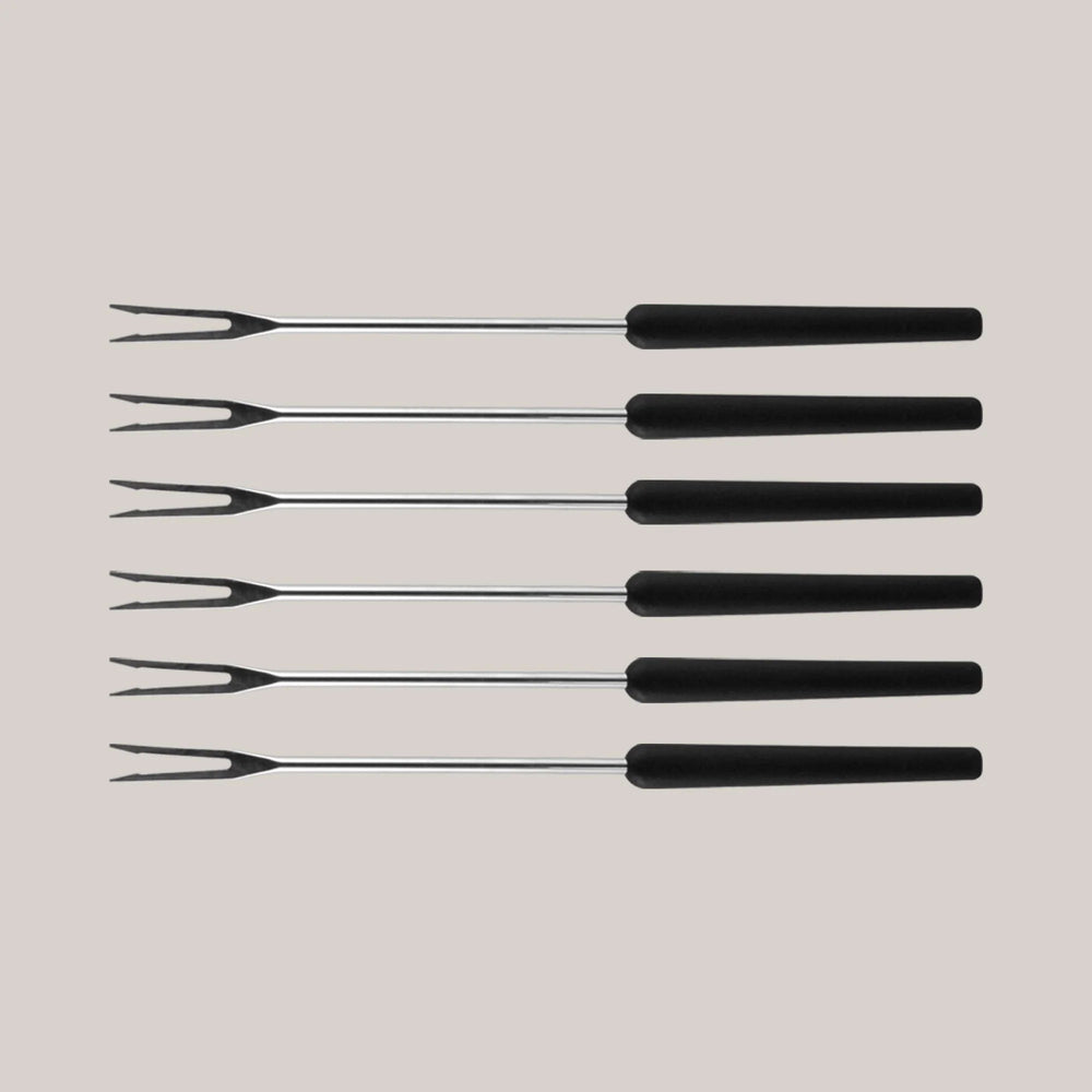 Swissmar Lucerne 10 Piece Cast Iron Fondue Set, Cherry Red