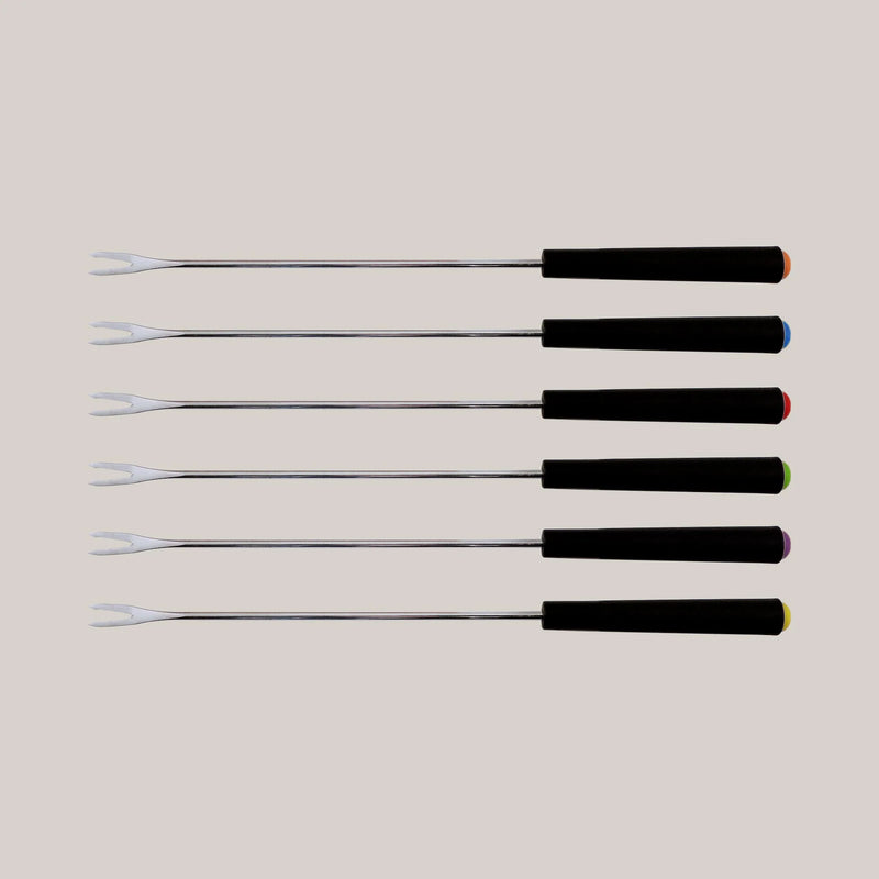 Swissmar Sierra 11 Piece Cast Iron Fondue Set, Cherry