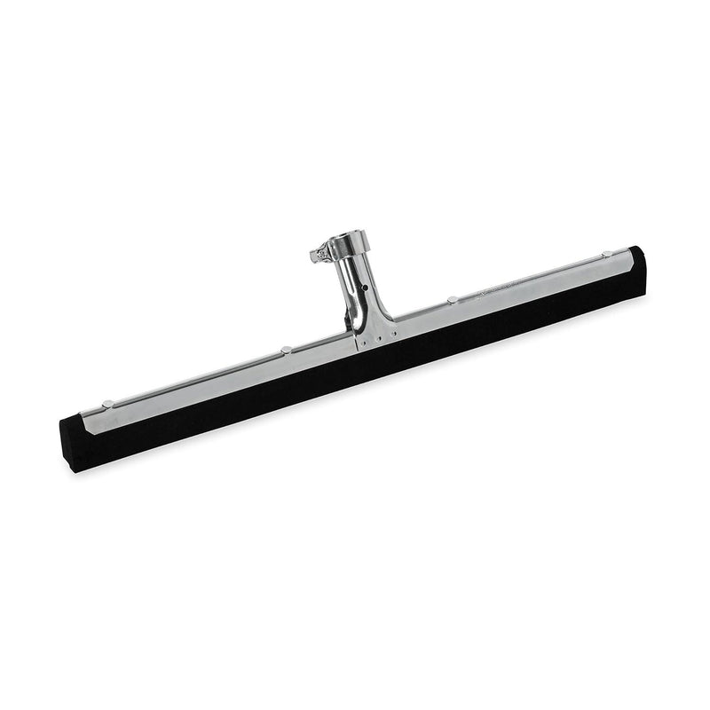 Rubbermaid 18" Black Double Foam Floor Squeegee with Metal Frame