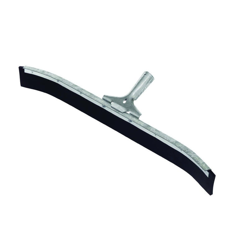 Rubbermaid 24" Curved Black Rubber Floor Squeegee with Metal Frame